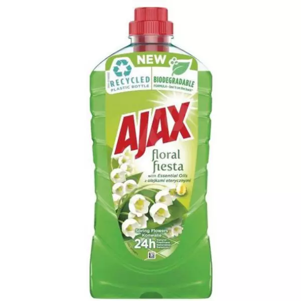 Ajax na podlahy Floral Fiesta 1 l Jarné kvety (zelený)