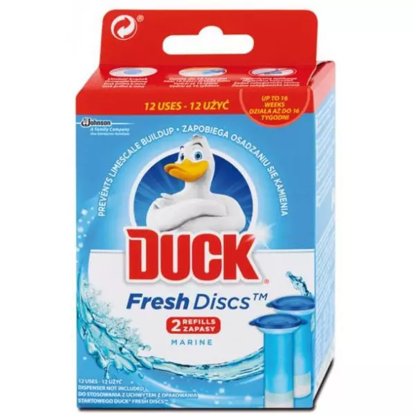 Náhrada DUCK Fresh Discs WC gél 2 x 36 ml Marine