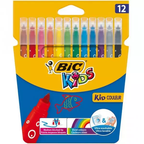 Detské popisovače KIDS 12 ks