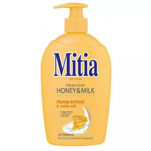 Mitia tekuté mydlo 500 ml - Med&Mlieko