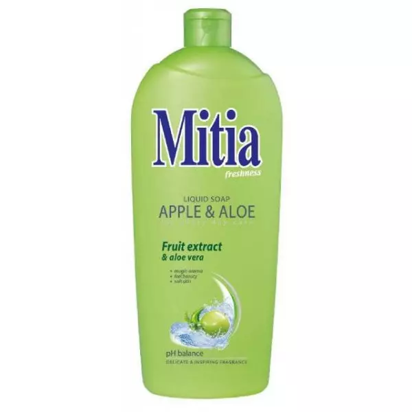 Mitia tekuté mydlo 1 l - Jablko&Aloe