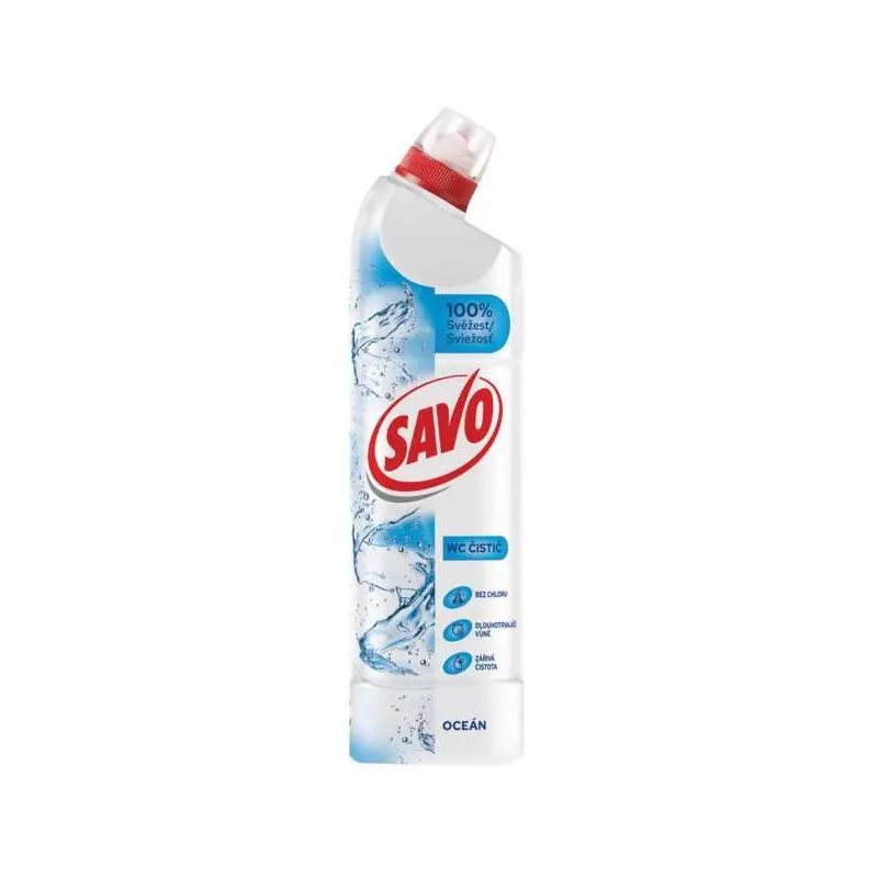 Savo WC tekutý čistič 700 ml - Oceán Savo WC tekutý čistič 700 ml - Oceán