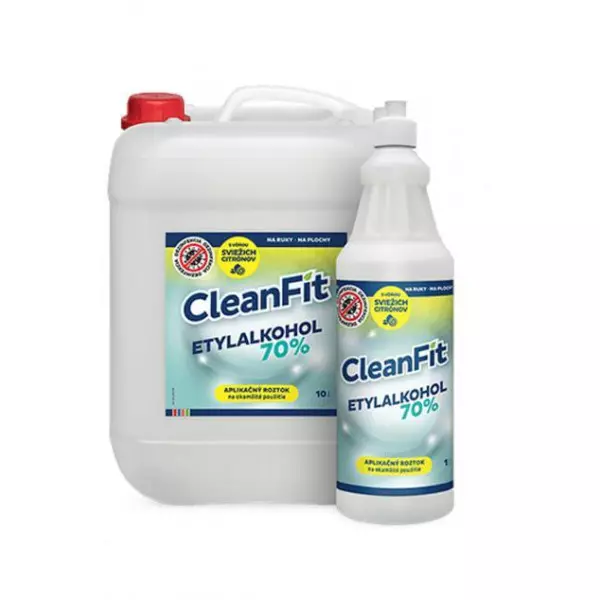 CleanFit dezinfekčný roztok Etylalkohol 70% citrus 10 l