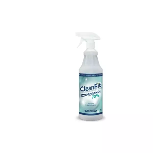CleanFit dezinfekčný roztok IZOPROPYL 70% s rozprašovačom 1 l