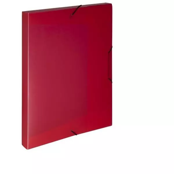 Plastový box s gumičkou Karton PP Opaline červený
