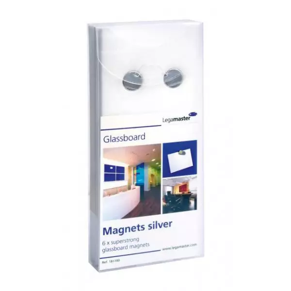 Magnety na tabule GLASSBOARD, 6ks