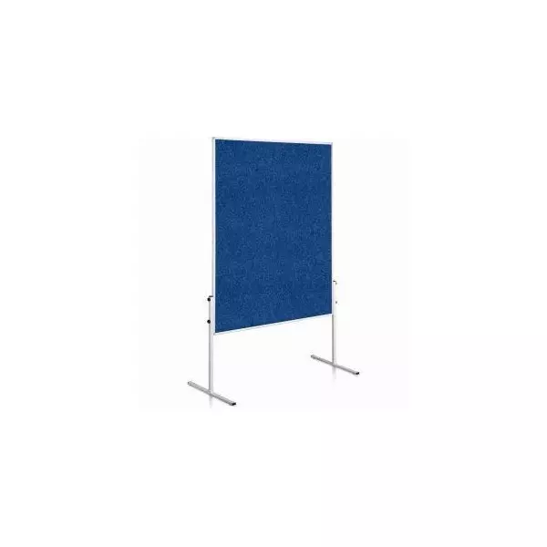 Moderačná tabuľa plstená 150x120 cm ECONOMY modrá neskl.