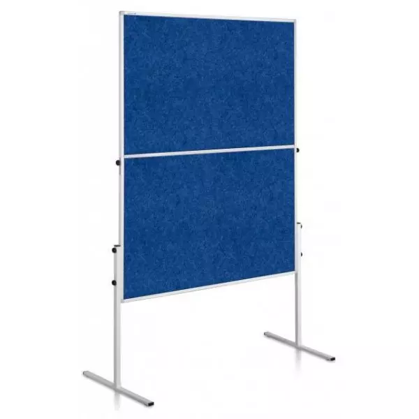 Moderačná tabuľa plstená 150x120 cm ECONOMY modrá