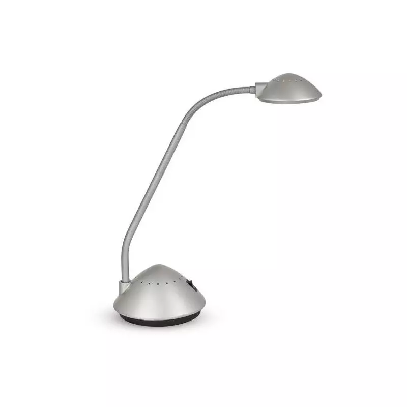 Lampa stolná MAULarc strieborná Lampa stolná MAULarc strieborná