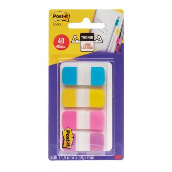 Záložky Post-it Index úzky extra silný15,8x38,1mm