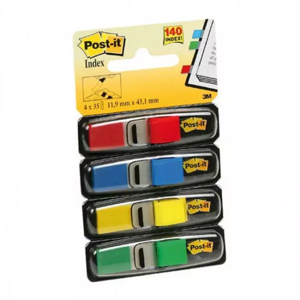 Post-it index úzky11,9x43,1 klasické