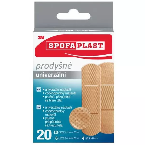 3M Spofaplast 176N Univerzálne náplasti, mix, 20ks