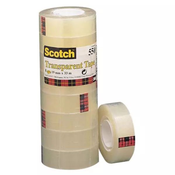 Lepiaca páska Scotch 550 19 mm x 33 m 8ks