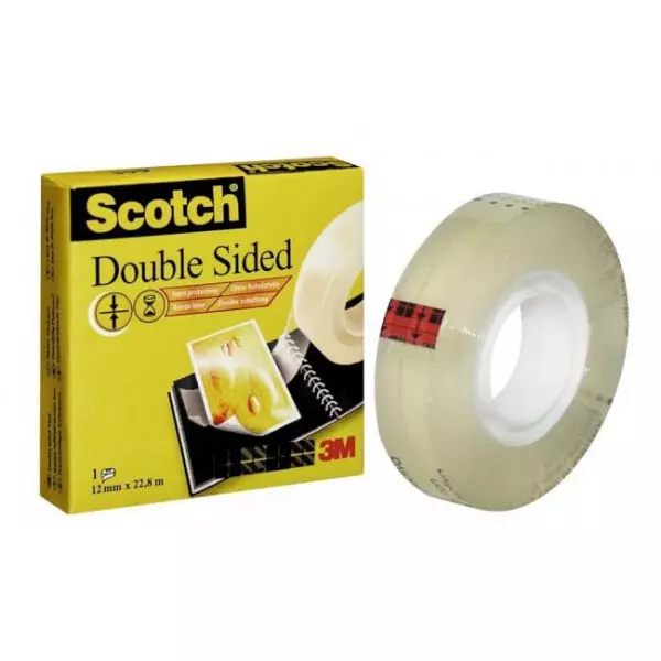 Lepiaca páska obojstranná Scotch 665 12mm x 22,8m v krabičke