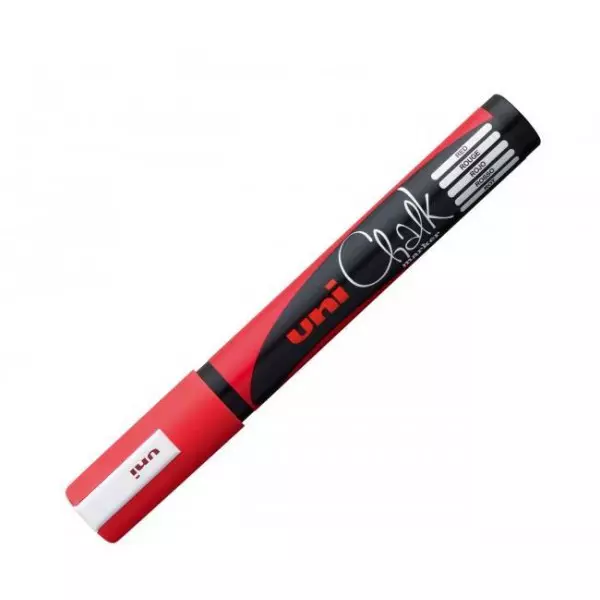 Kriedový popisovač PWE-5M fluor červený