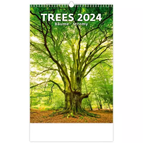 Nástenný kalendár Stromy 2024
