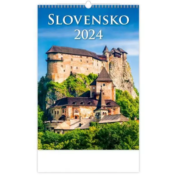 Nástenný kalendár Slovensko 2024