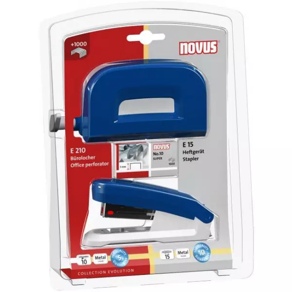 Súprava kolekcie Novus EVOLUTION E 15/E 210 modrá/sivá