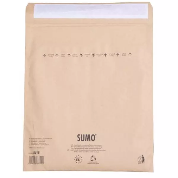 Bublinkové obálky recyklované SUMO 23,5x26,5cm hnedé