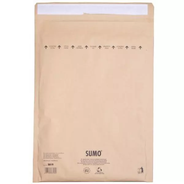 Bublinkové obálky recyklované SUMO 31,5x44,5cm hnedé