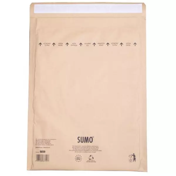 Bublinkové obálky recyklované SUMO 36,5x47cm hnedé