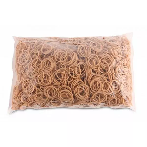 Gumičky Office Products 25mm 1kg prírodná farba