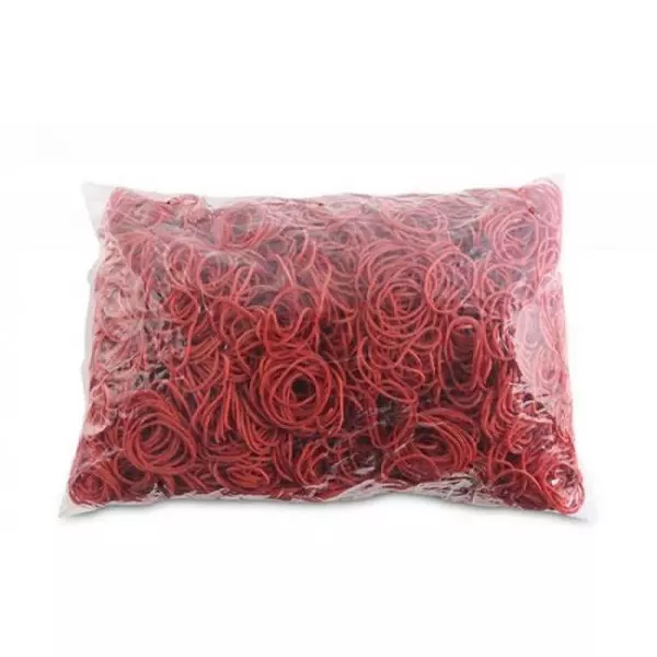 Gumičky Office Products 30mm 1kg červené