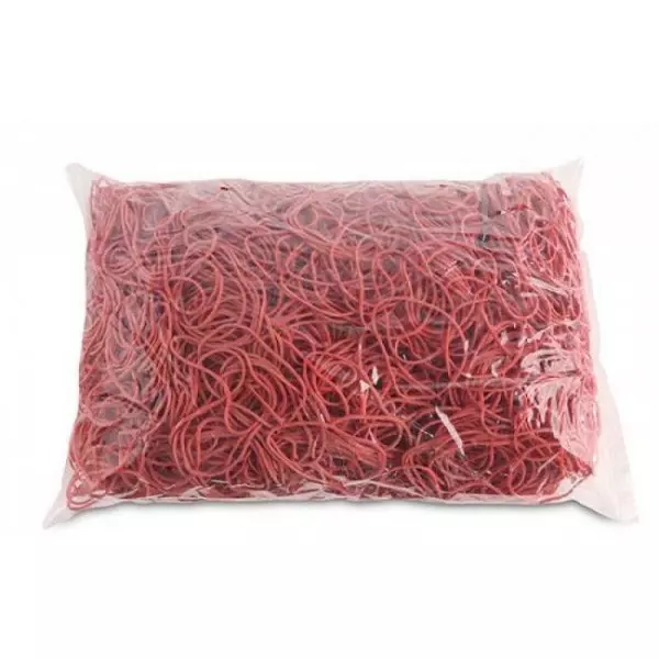 Gumičky Office Products 50mm 1kg červené