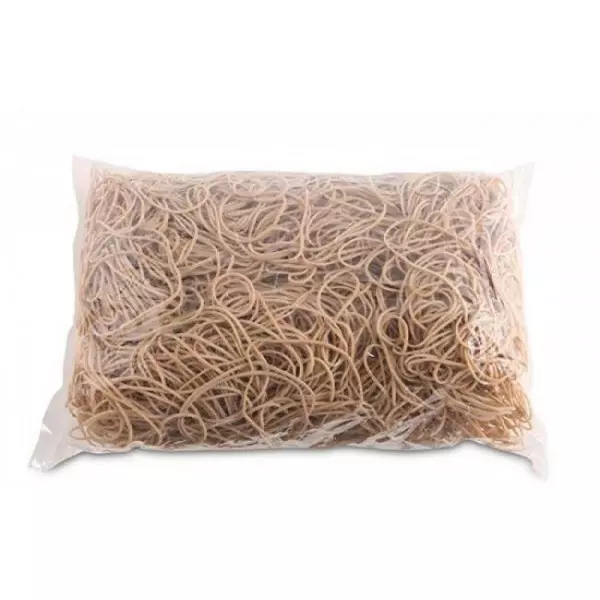 Gumičky Office Products 70mm 1kg prírodná farba