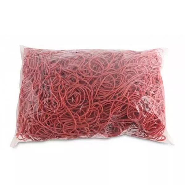 Gumičky Office Products 80mm 1kg červené