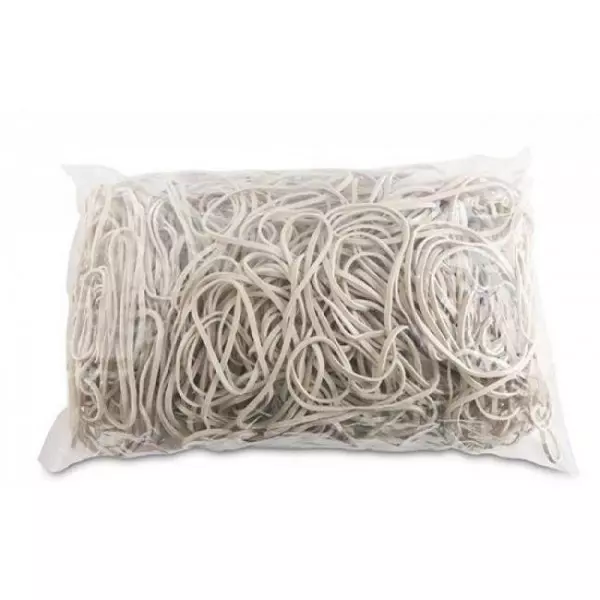 Gumičky Office Products 80mm 1kg biele