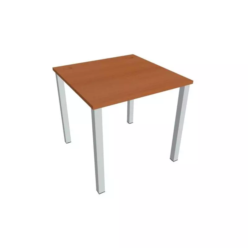 Pracovný stôl Uni, 120x75,5x80 cm, čerešňa/sivá Pracovný stôl Uni, 120x75,5x80 cm, čerešňa/sivá