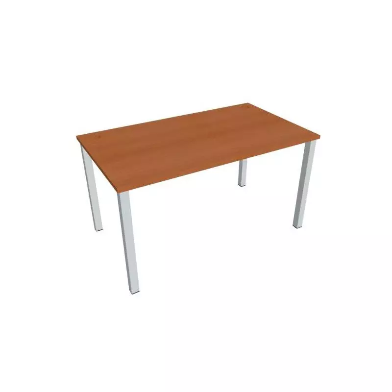 Pracovný stôl Uni, 140x75,5x80 cm, čerešňa/sivá Pracovný stôl Uni, 140x75,5x80 cm, čerešňa/sivá