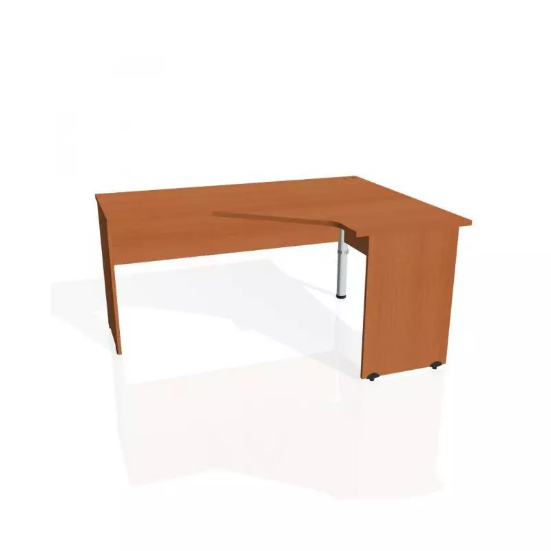 Pracovný stôl Gate, ergo, ľavý, 160x75,5x120 cm, čerešňa/čerešňa Pracovný stôl Gate, ergo, ľavý, 160x75,5x120 cm, čerešňa/čerešňa