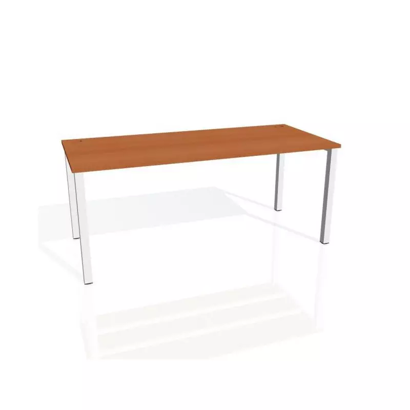 Pracovný stôl Uni, 180x75,5x80 cm, čerešňa/sivá Pracovný stôl Uni, 180x75,5x80 cm, čerešňa/sivá
