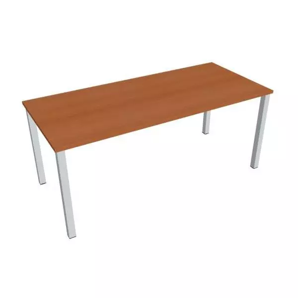 Rokovací stôl Uni, 180x75,5x80 cm, čerešňa/sivá