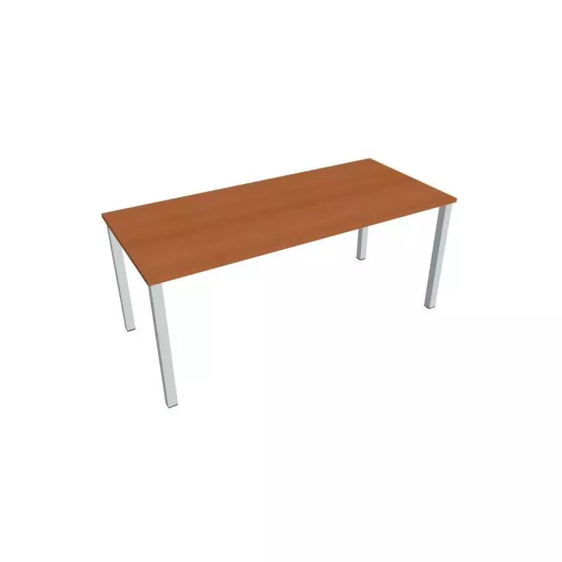 Rokovací stôl Uni, 180x75,5x80 cm, čerešňa/sivá Rokovací stôl Uni, 180x75,5x80 cm, čerešňa/sivá