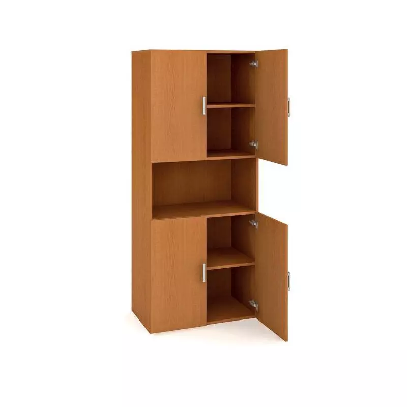 Policová skriňa Drive, 80x185x42 cm, čerešňa/čerešňa Policová skriňa Drive, 80x185x42 cm, čerešňa/čerešňa