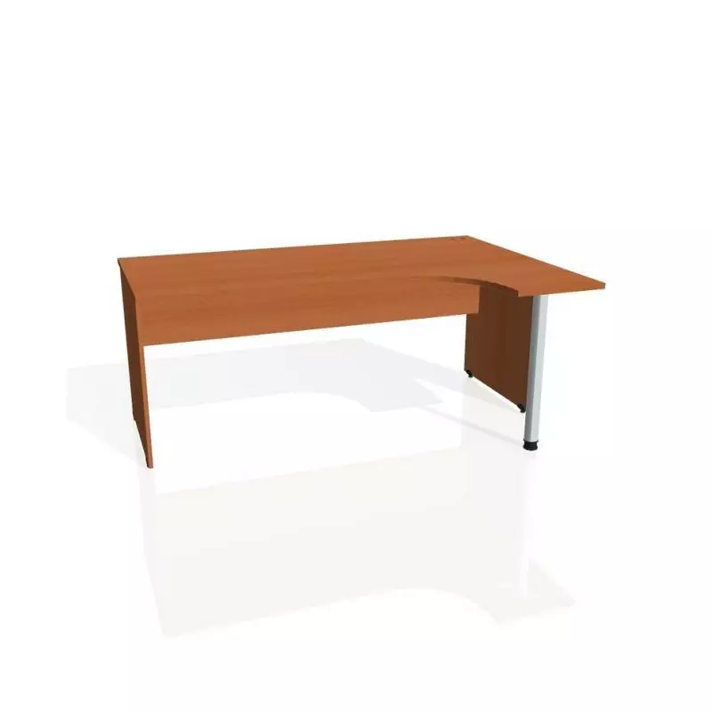 Pracovný stôl Gate, ergo, ľavý, 180x75,5x120 cm, čerešňa/čerešňa Pracovný stôl Gate, ergo, ľavý, 180x75,5x120 cm, čerešňa/čerešňa