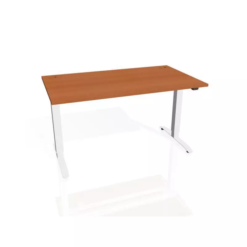 Pracovný stôl Motion, ZO, 2S, 140x70,5-120,5x80 cm, čerešňa/sivá Pracovný stôl Motion, ZO, 2S, 140x70,5-120,5x80 cm, čerešňa/sivá