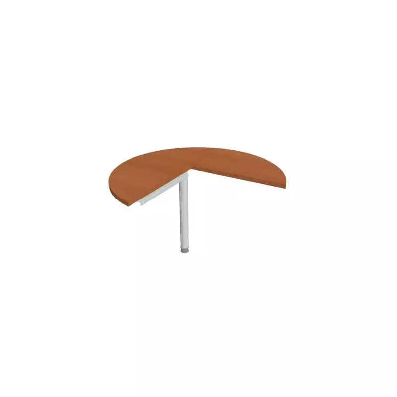 Doplnkový stôl Cross, pravý, 100x75,5x(60x60) cm, čerešňa/kov Doplnkový stôl Cross, pravý, 100x75,5x(60x60) cm, čerešňa/kov