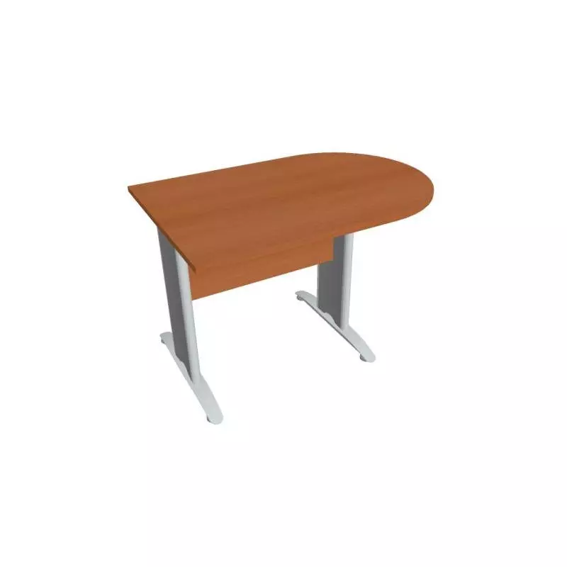 Doplnkový stôl Cross, 120x75,5x80 cm, čerešňa/kov Doplnkový stôl Cross, 120x75,5x80 cm, čerešňa/kov