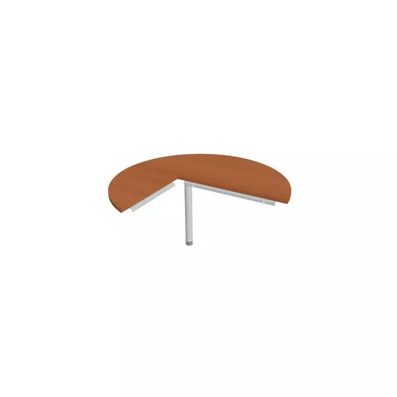 Doplnkový stôl Cross, pravý, 120x75,5x(60x80) cm, čerešňa/kov Doplnkový stôl Cross, pravý, 120x75,5x(60x80) cm, čerešňa/kov