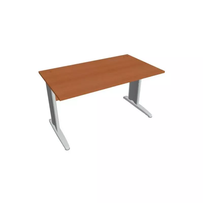 Pracovný stôl Cross, 140x75,5x80 cm,čerešňa/kov Pracovný stôl Cross, 140x75,5x80 cm,čerešňa/kov
