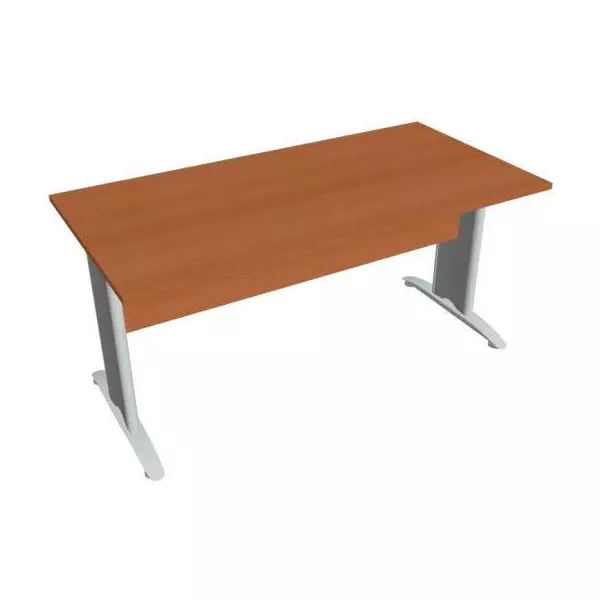 Rokovací stôl Cross, 160x75,5x80 cm, čerešňa/kov