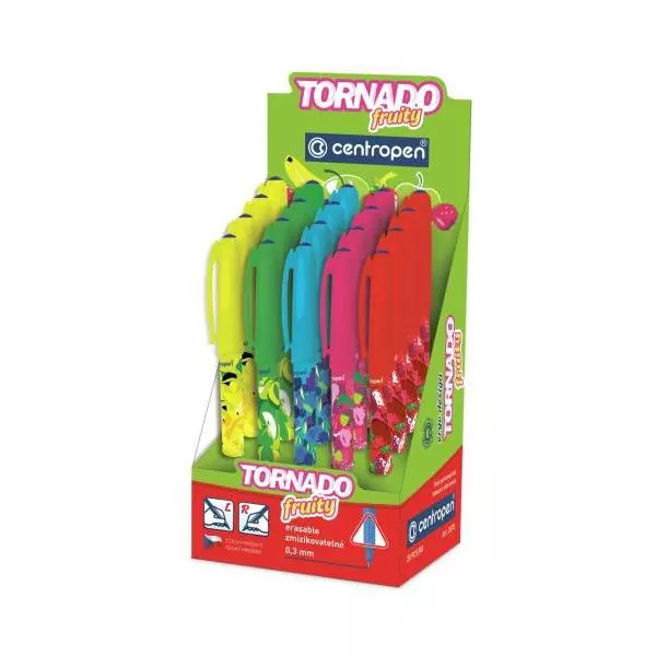 Displej Centropen roller Tornado FRUITY 2675 20 ks