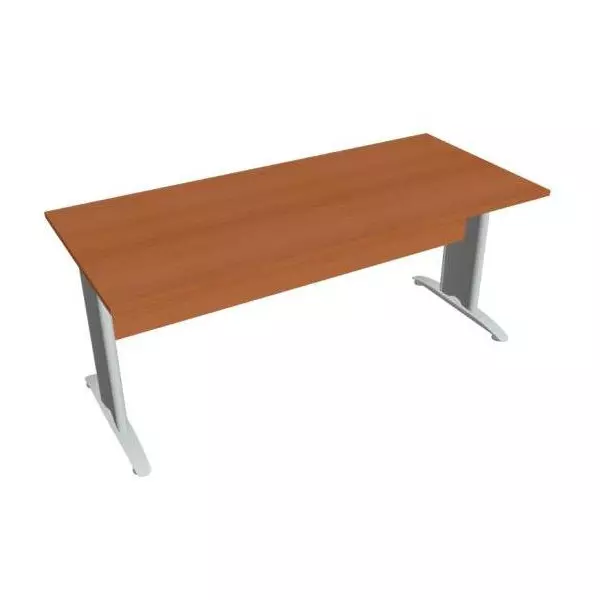 Rokovací stôl Cross, 180x75,5x80 cm, čerešňa/kov