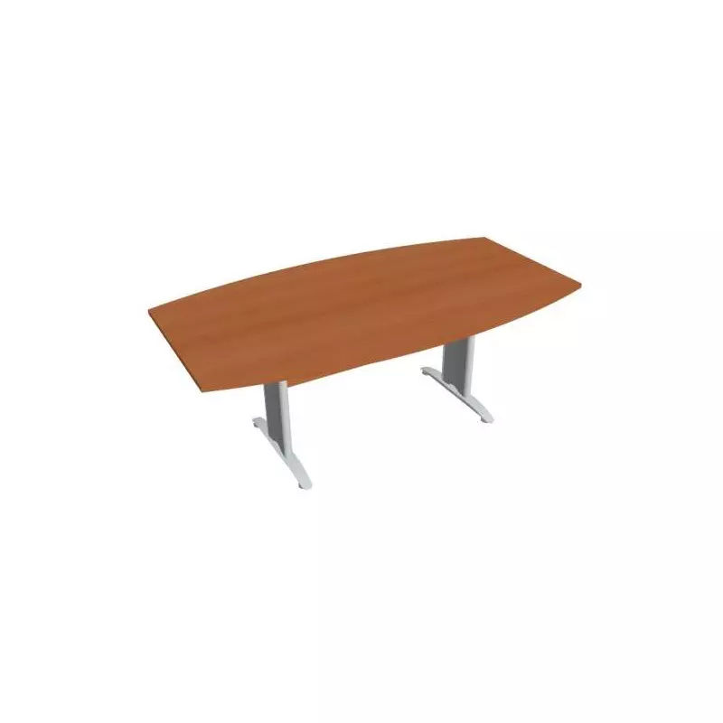 Rokovací stôl Cross, 200x75,5x110 cm, čerešňa/kov Rokovací stôl Cross, 200x75,5x110 cm, čerešňa/kov