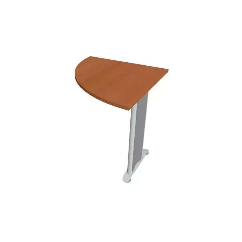 Doplnkový stôl Cross, ľavý, 80x75,5x80 cm, čerešňa/kov Doplnkový stôl Cross, ľavý, 80x75,5x80 cm, čerešňa/kov