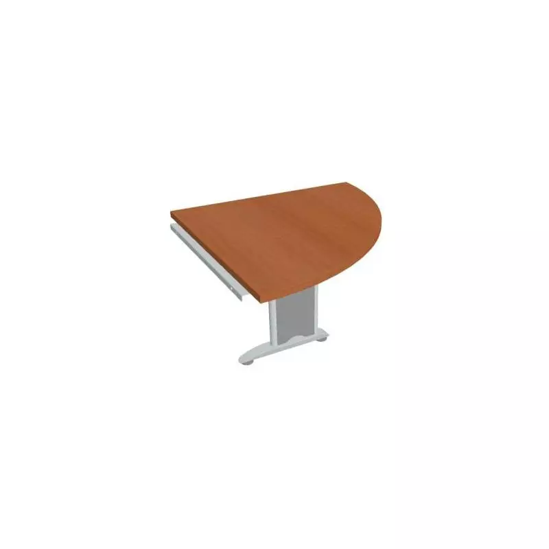 Doplnkový stôl Cross, pravý, 80x75,5x80 cm, čerešňa/kov Doplnkový stôl Cross, pravý, 80x75,5x80 cm, čerešňa/kov